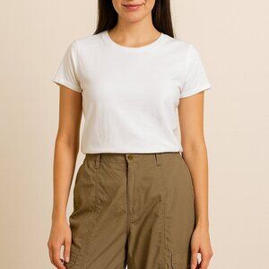 Magellan's Travel Gear Pants Womens Size 20 Brown Roll Tab  Adjustable Length